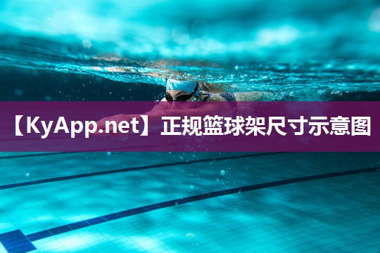 正规篮球架尺寸示意图 正规篮球架尺寸示意图